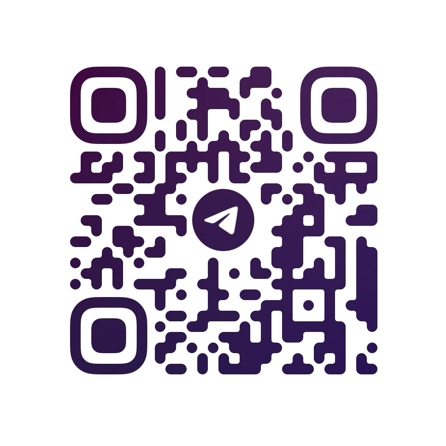 QR-код для связи и заказа через Telegram